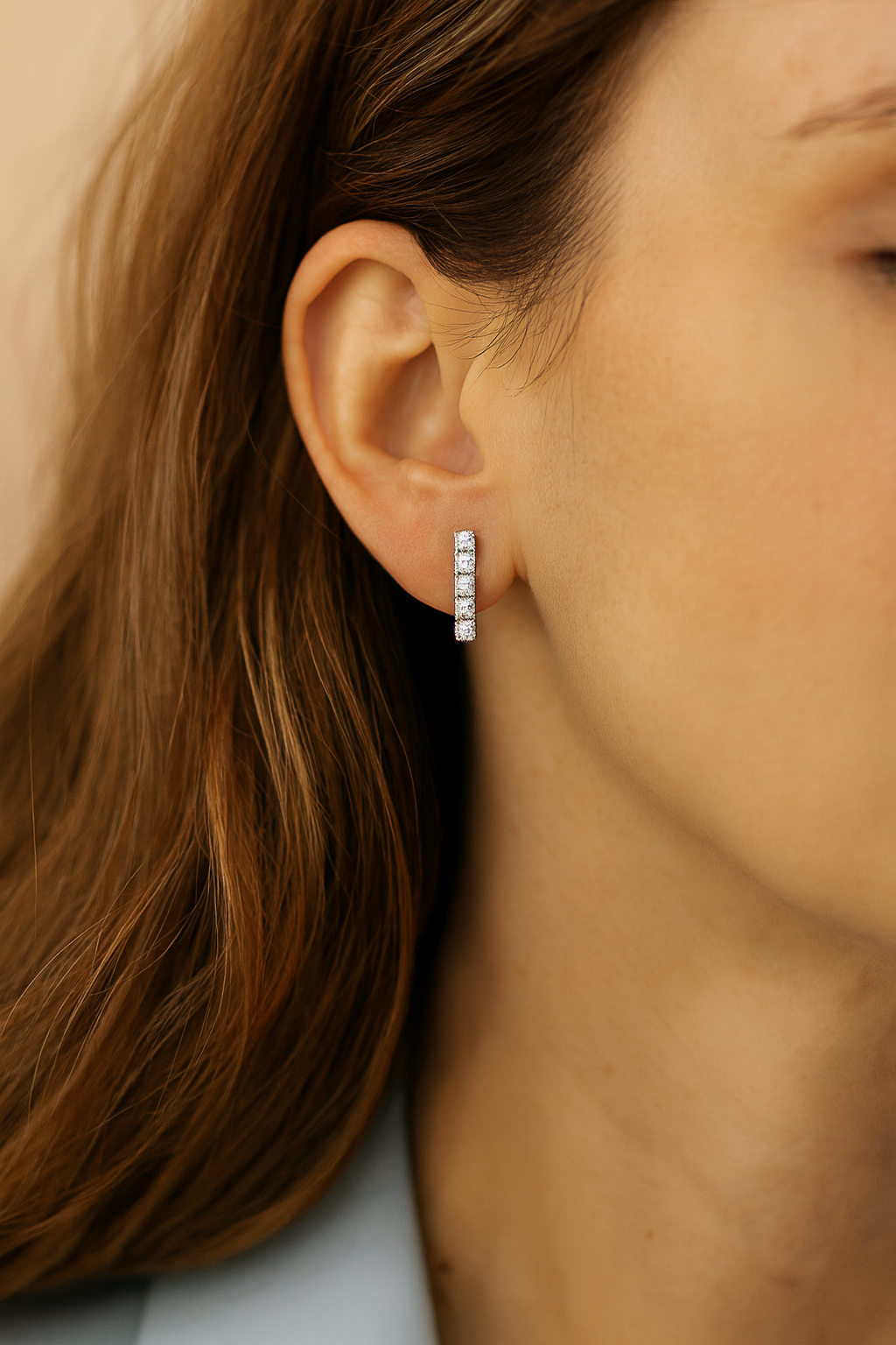Sterling Silver Cubic Zirconia Drop Earrings