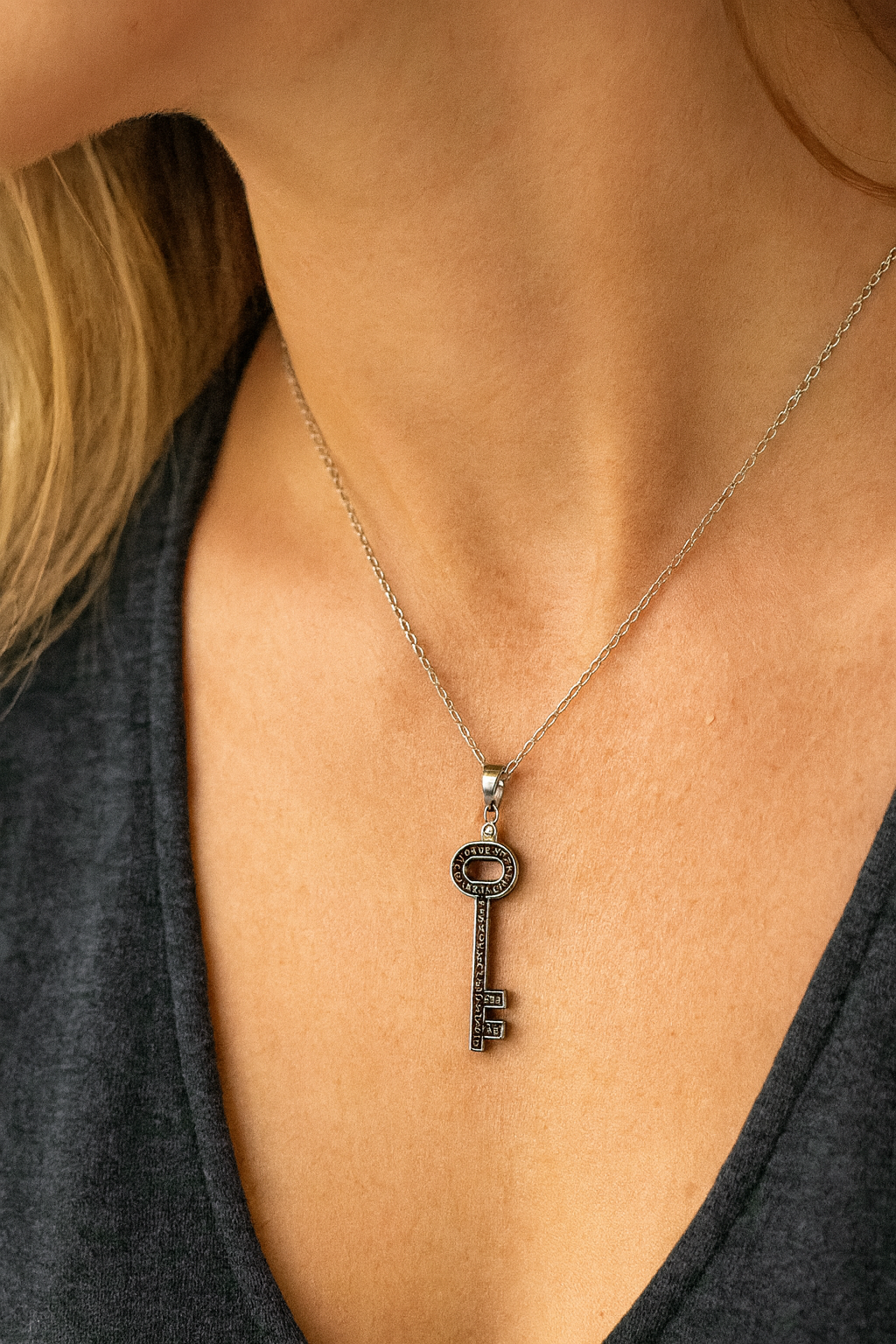 0.17 Carat Genuine Black Diamond .925 Sterling Silver Pendant