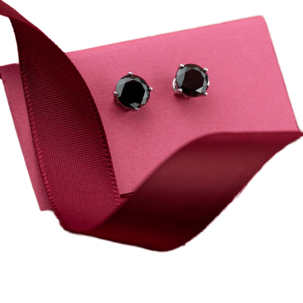 Enchanted Romance CZ Silver Ear Studs - Earrings - Enchanted Romance CZ Silver Ear Studs - Omni Jewelcrafters