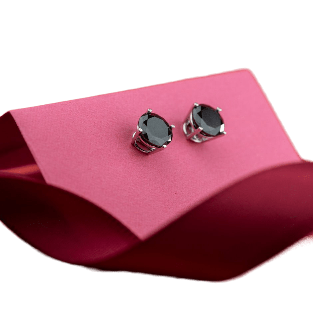 Enchanted Romance CZ Silver Ear Studs - Earrings - Enchanted Romance CZ Silver Ear Studs - Omni Jewelcrafters