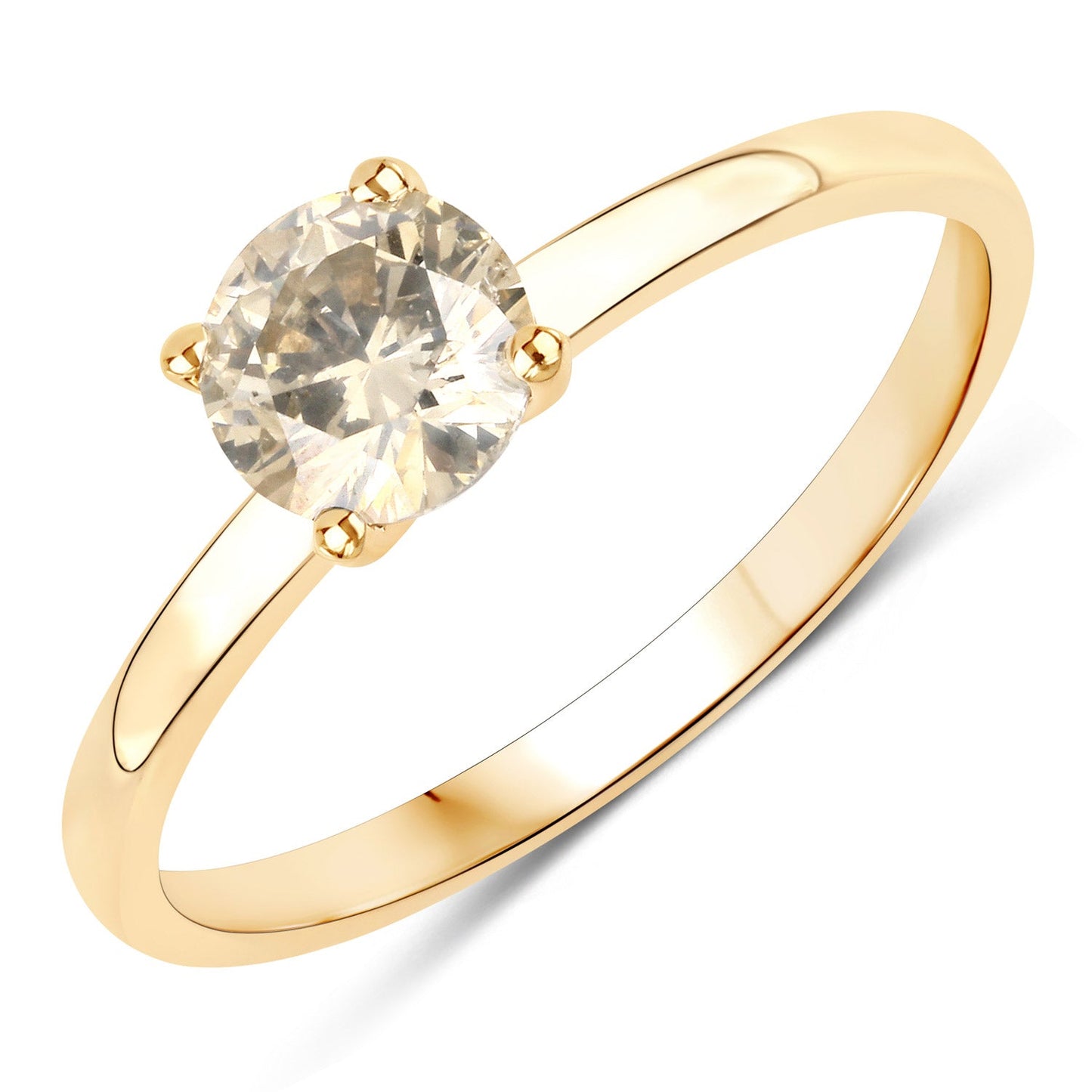 0.64 Carat Genuine LB Diamond 14K Yellow Gold Ring - Rings - r29010lcd64 - 14ky - gallery - image - Omni Jewelcrafters