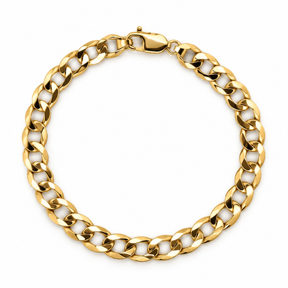 Men's 10K Yellow Gold Cuban Link Bracelet – 5.11g