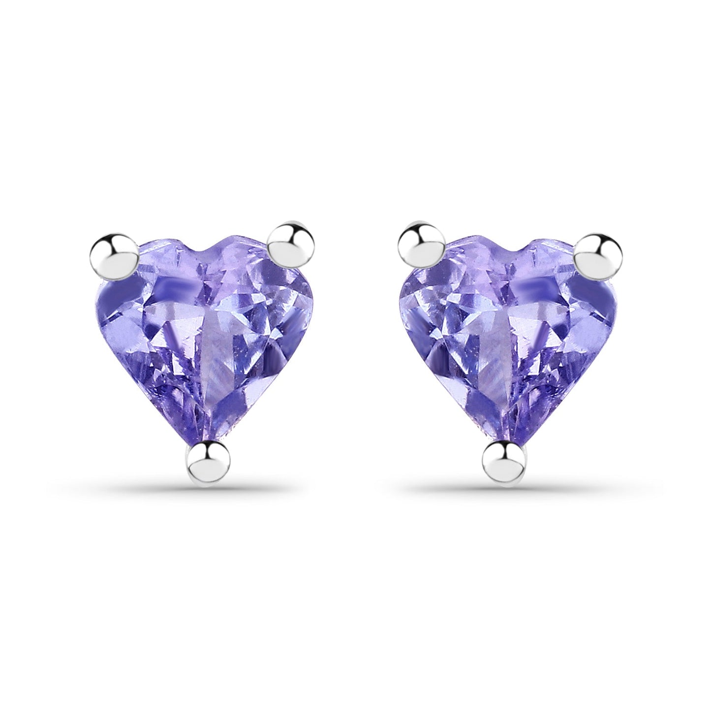 0.90 Carat Genuine Tanzanite .925 Sterling Silver Earrings - Earrings - e1518tan - gallery - image - Omni Jewelcrafters