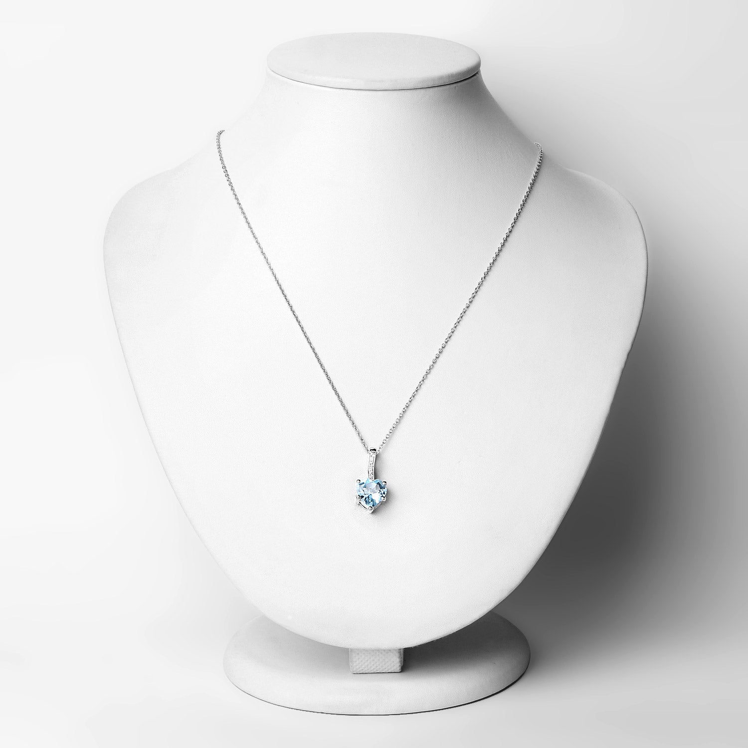 2.79 Carat Genuine Blue Topaz and White Topaz .925 Sterling Silver Pendant - Pendants - p5568btwt - view1 - image - Omni Jewelcrafters