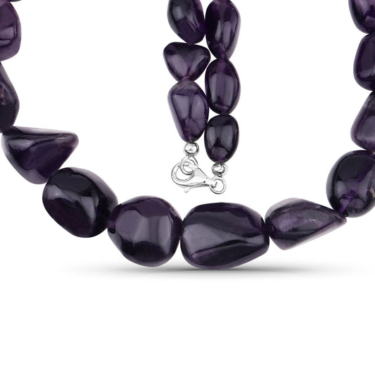 450 Carat Amethyst .925 Sterling Silver Necklace - Necklaces - gjnb167a - gallery - image - Omni Jewelcrafters