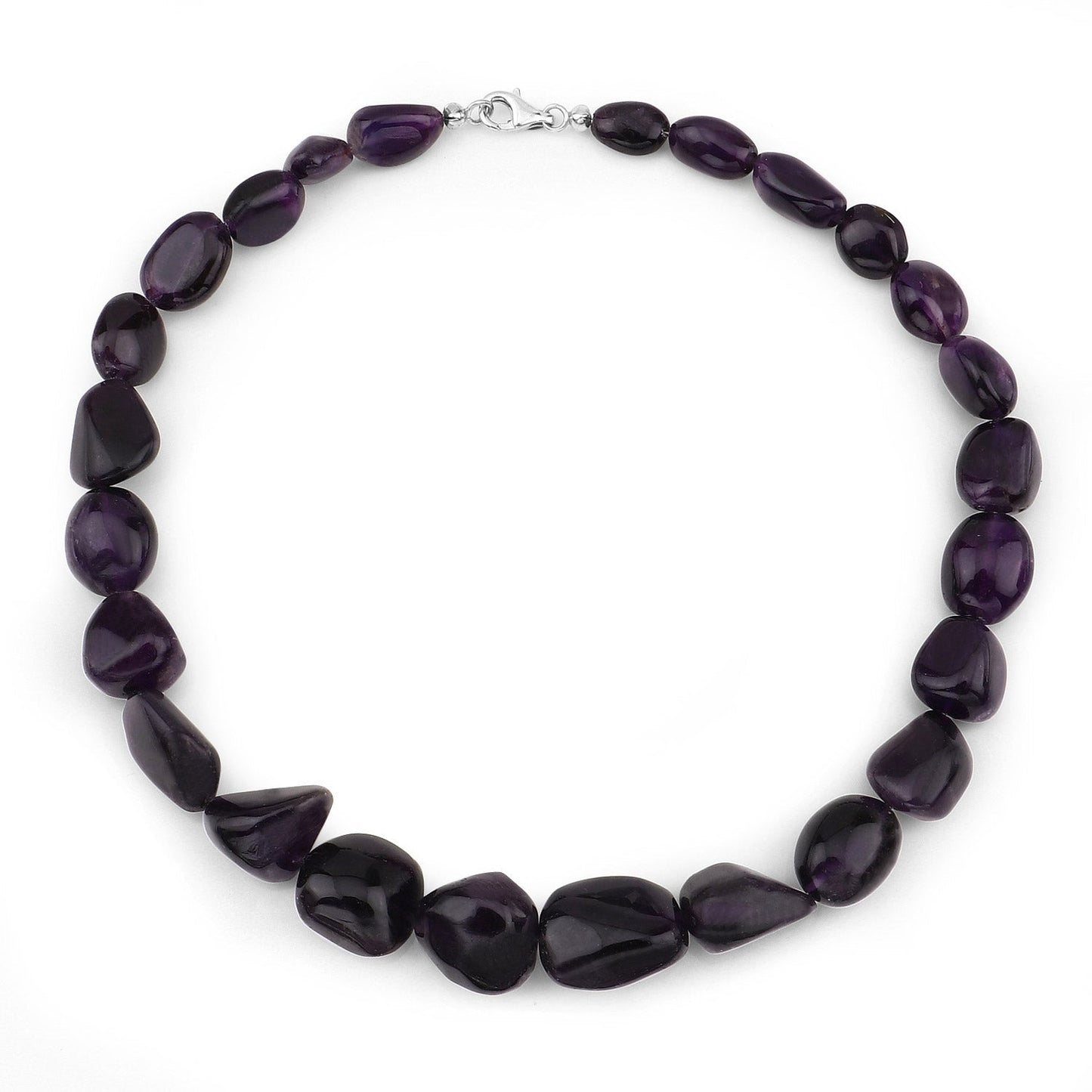 450 Carat Amethyst .925 Sterling Silver Necklace - Necklaces - gjnb167a - view1 - image - Omni Jewelcrafters