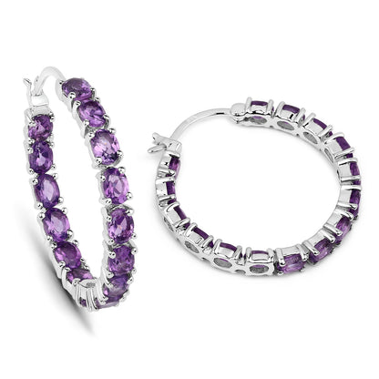 4.80 Carat Genuine Amethyst .925 Sterling Silver Earrings - Earrings - e7943a - view1 - image - Omni Jewelcrafters