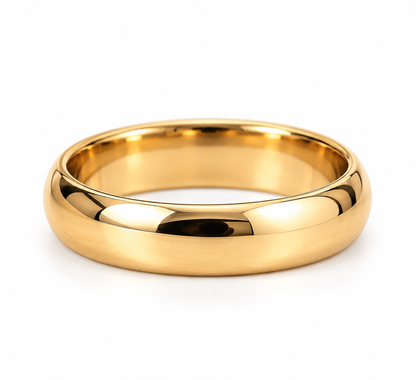 10K Yellow Gold Wedding Band Ring