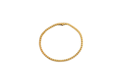 18K Yellow Gold Diamond Bracelet, 64 Lab Grown Diamonds, 2.05 CT
