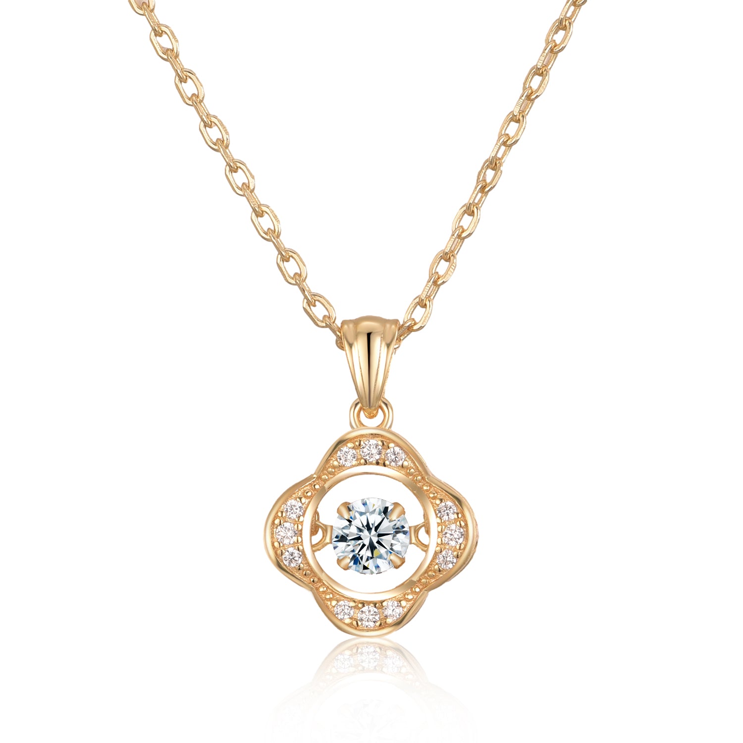 Dancing Diamond Necklace – Mable Jewelry Inc.