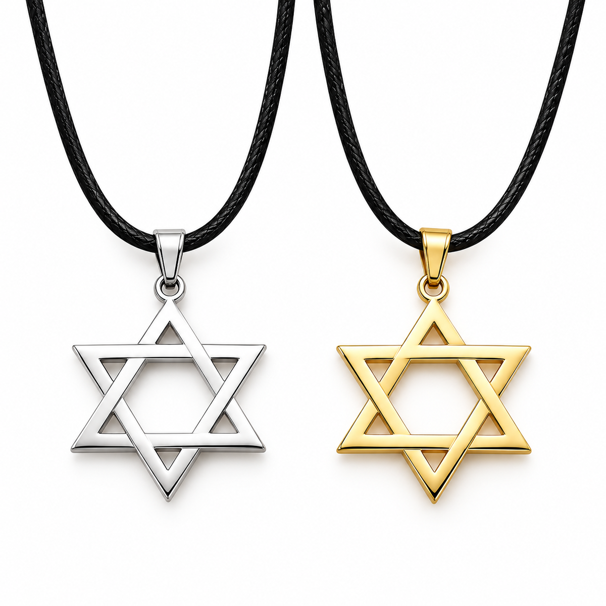 Complementary Star Of David Neckalce