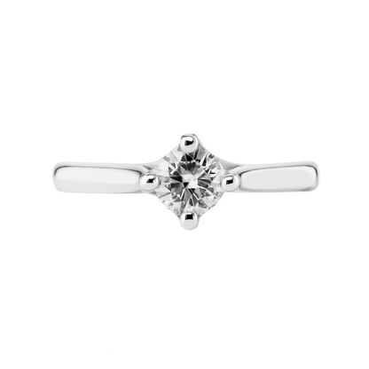 14KW Engagement Ring With A 0.51ct Lab Grown Diamond