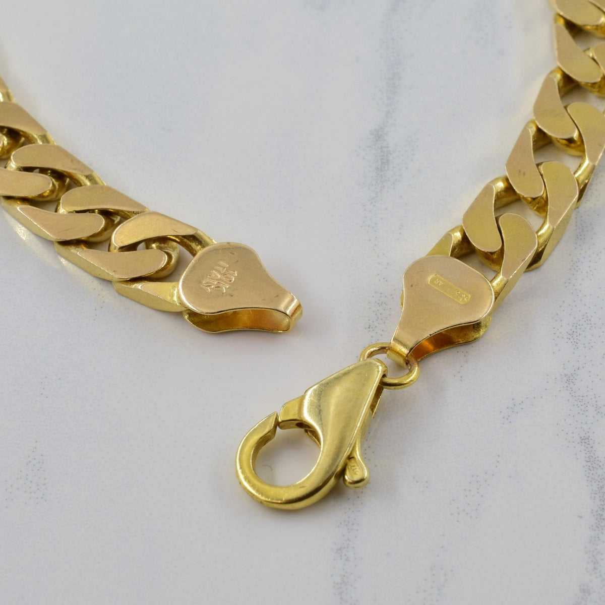 Men's 10K Yellow Gold Cuban Link Bracelet – 5.11g