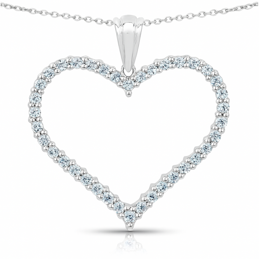 Pendentif en argent sterling 925 avec topaze bleue véritable de 2,10 carats