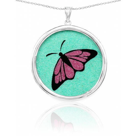 Pendentif en argent sterling 925 avec émeraude véritable de 29,50 carats