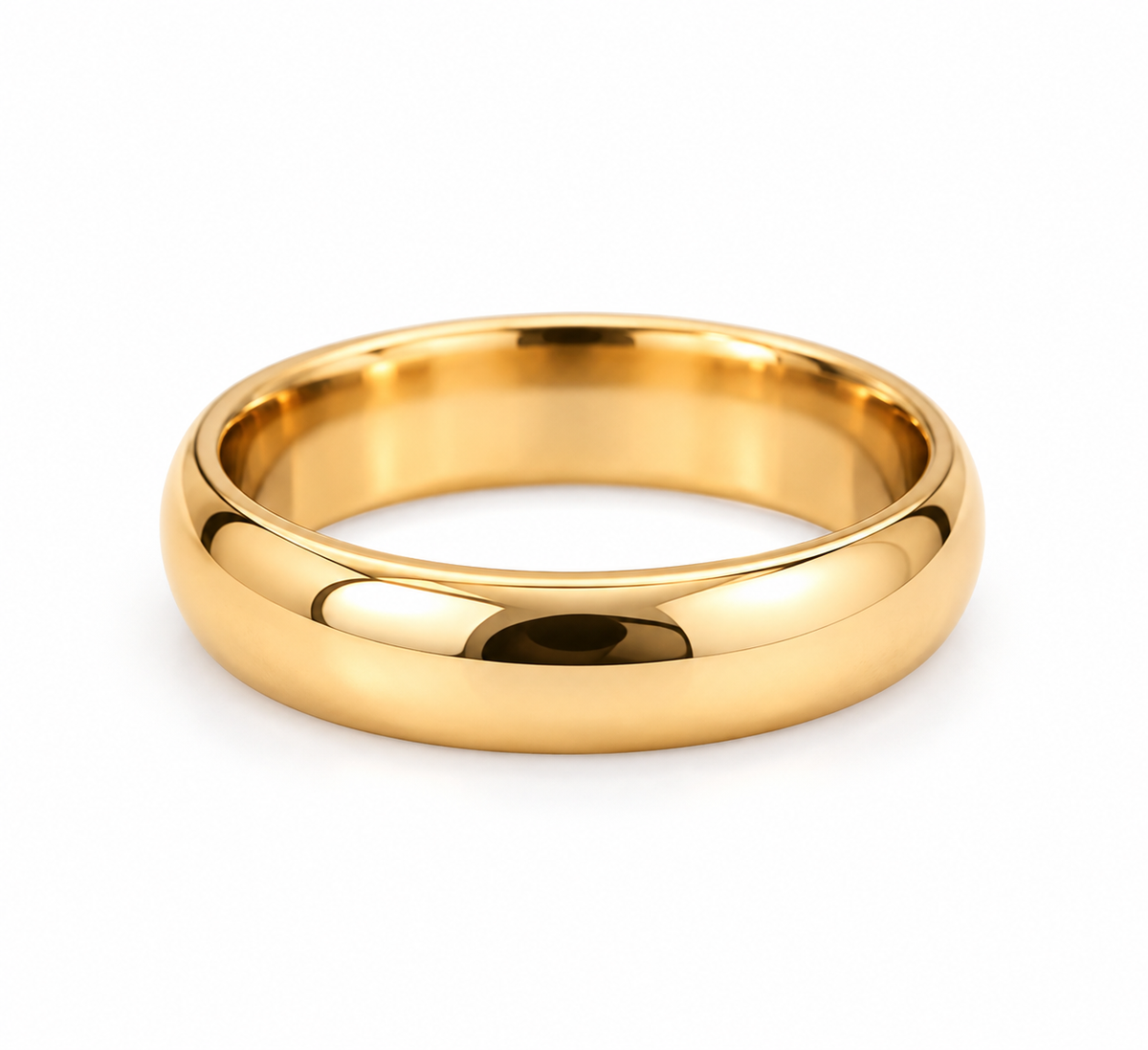 10K Yellow Gold Wedding Band Ring