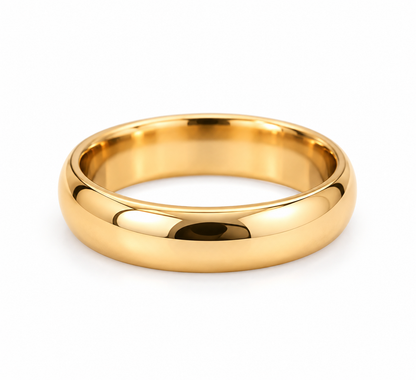 10K Yellow Gold Wedding Band Ring