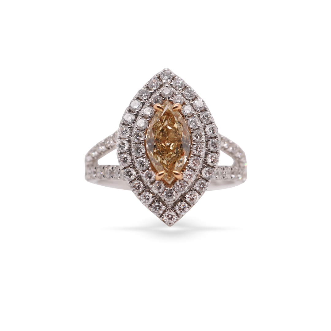 Marquise Cut Diamond Ring