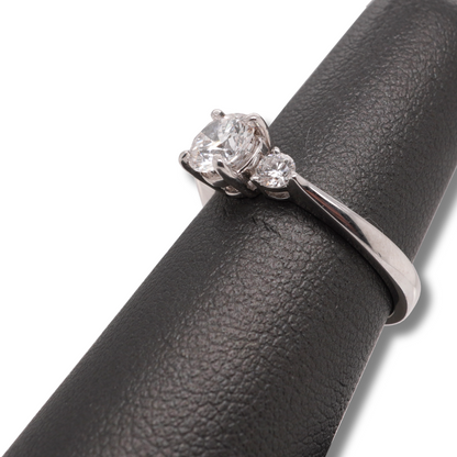 Three-Stone Design Lab Grown Diamond Ring