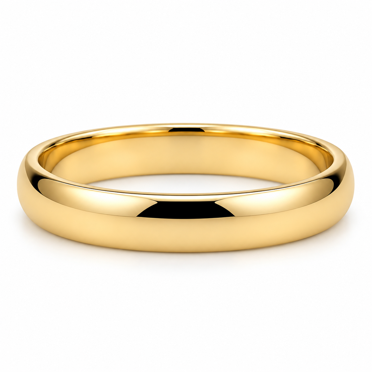14K Yellow Gold 4mm Wedding Band