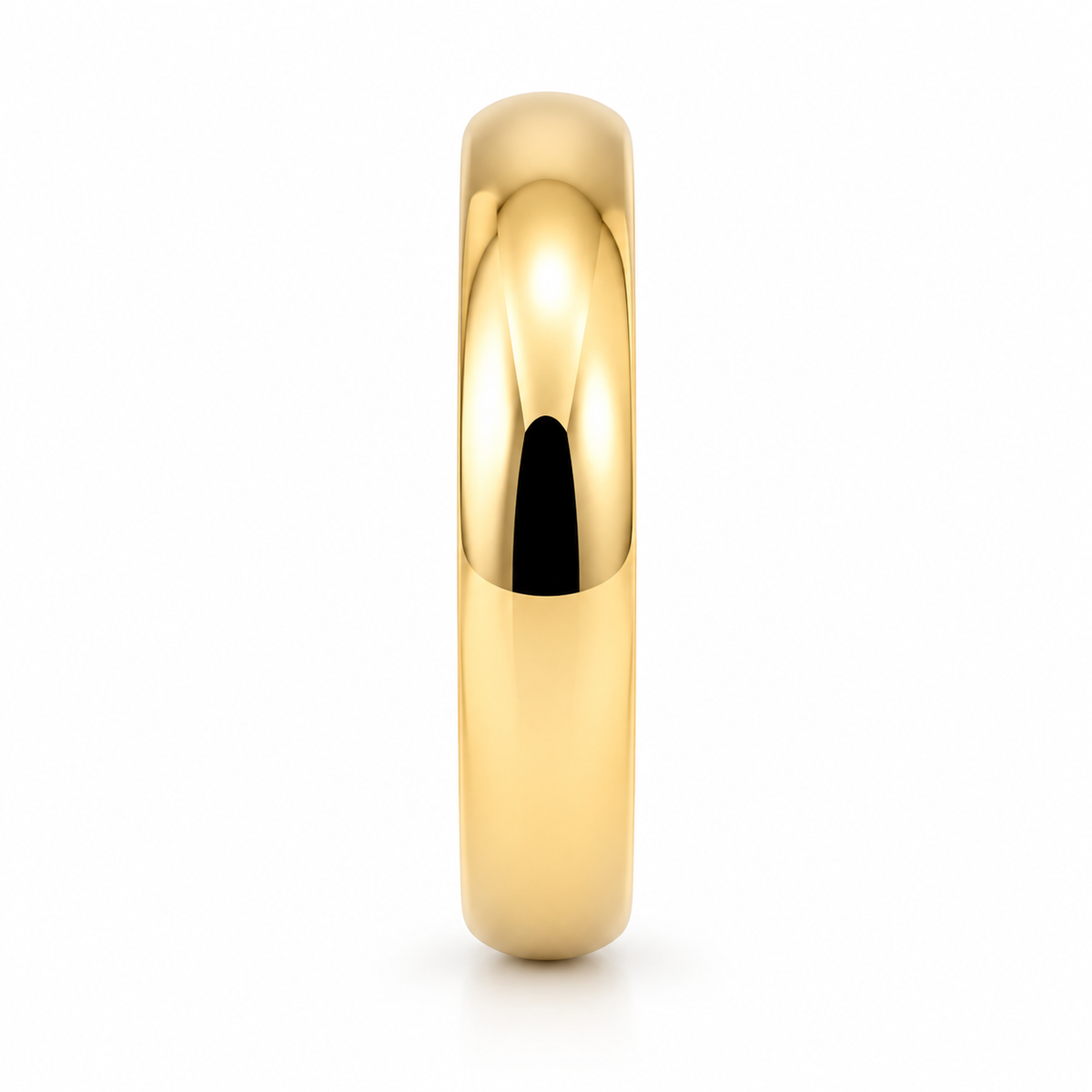 14K Yellow Gold 4mm Wedding Band