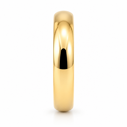 14K Yellow Gold 4mm Wedding Band