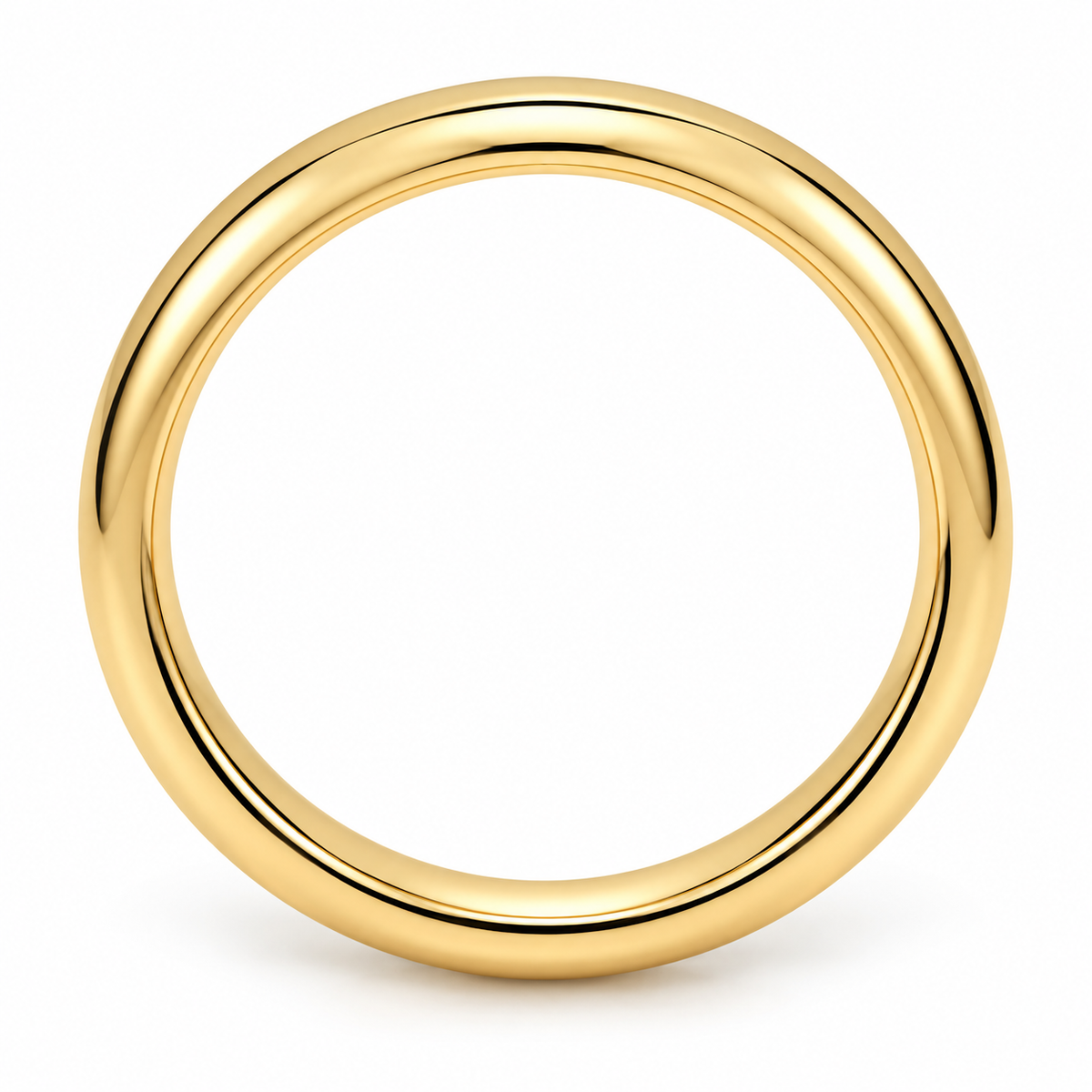 14K Yellow Gold 4mm Wedding Band