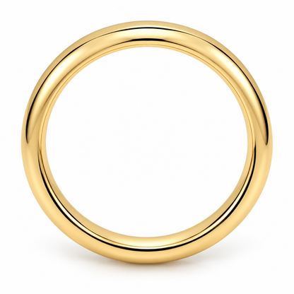 14K Yellow Gold 4mm Wedding Band