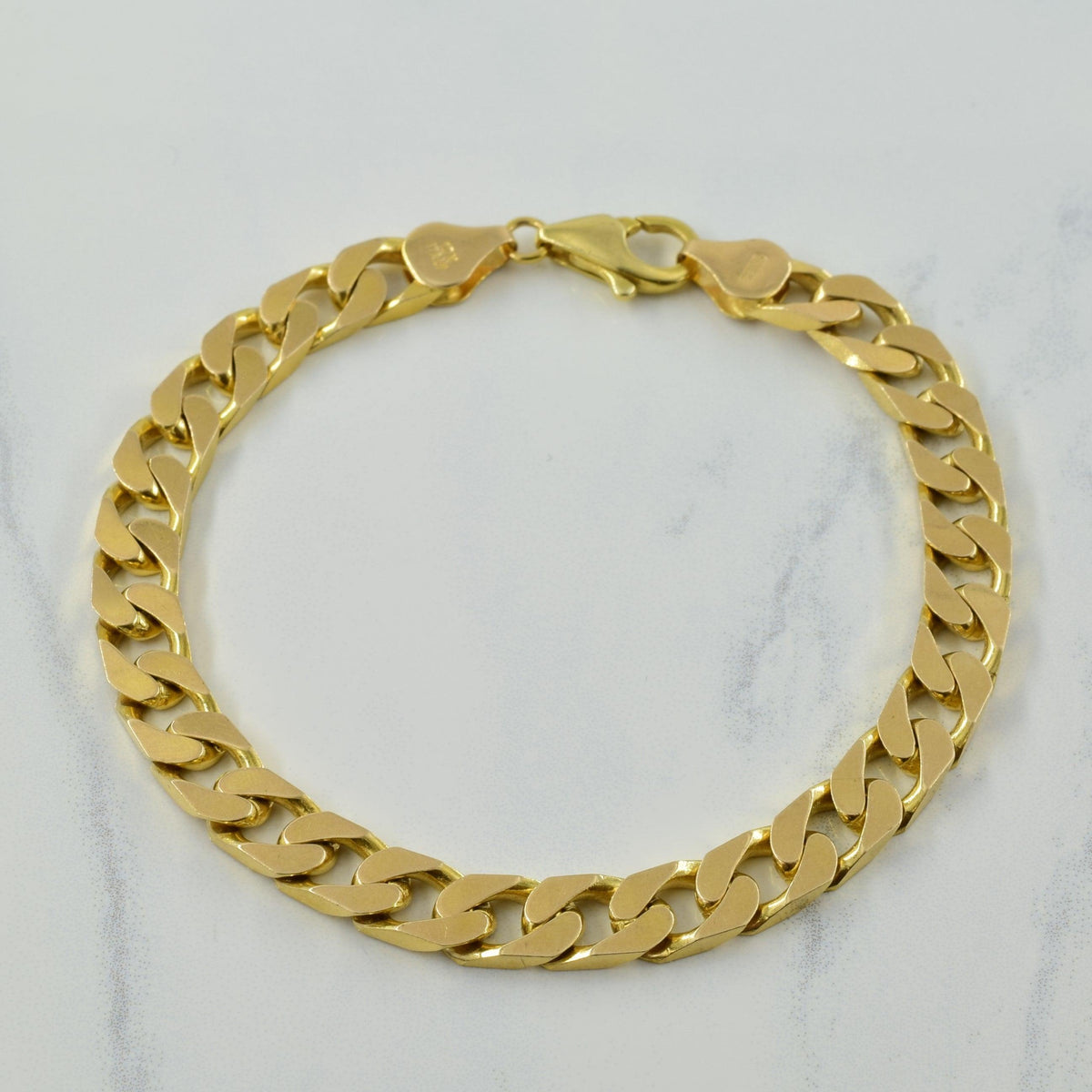 Men's 10K Yellow Gold Cuban Link Bracelet – 5.11g